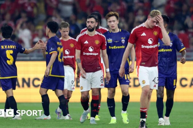 Man Utd booed selepas kekalahan 1-0 oleh Asean All-Stars di Malaysia