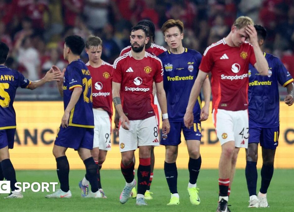 Man Utd booed selepas kekalahan 1-0 oleh Asean All-Stars di Malaysia